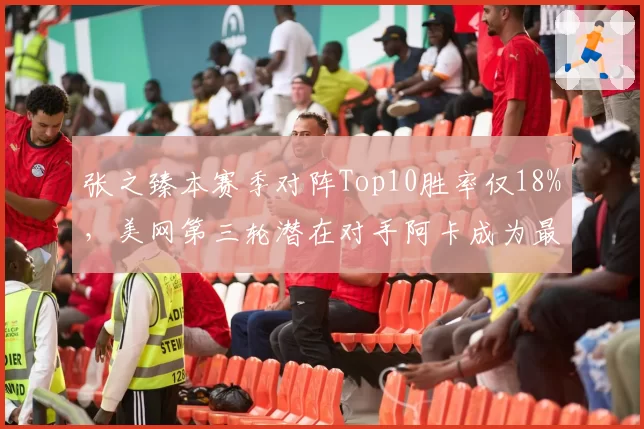 张之臻本赛季对阵Top10胜率仅18%,美网第三轮潜在对手阿卡成为最大考验